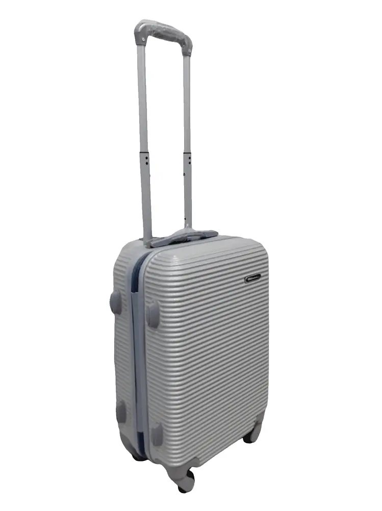 Валіза маленька S ABS-пластик Milano bag 004 56,5×39×24см 40л Срібна - фото 2