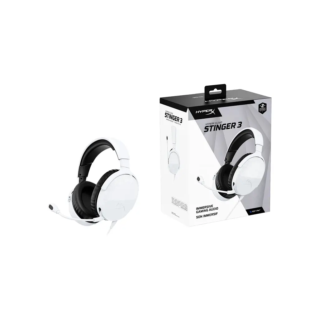 Навушники HyperX Cloud Stinger 3 Wired White (BS1T6AA) - фото 5