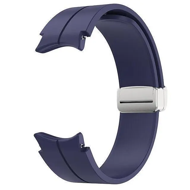Ремешок для Samsung Galaxy Watch 4 Classic 46mm - синий ширина крепления 20мм силикон Watchbands Cls (W15-3WB40151999) - фото 2