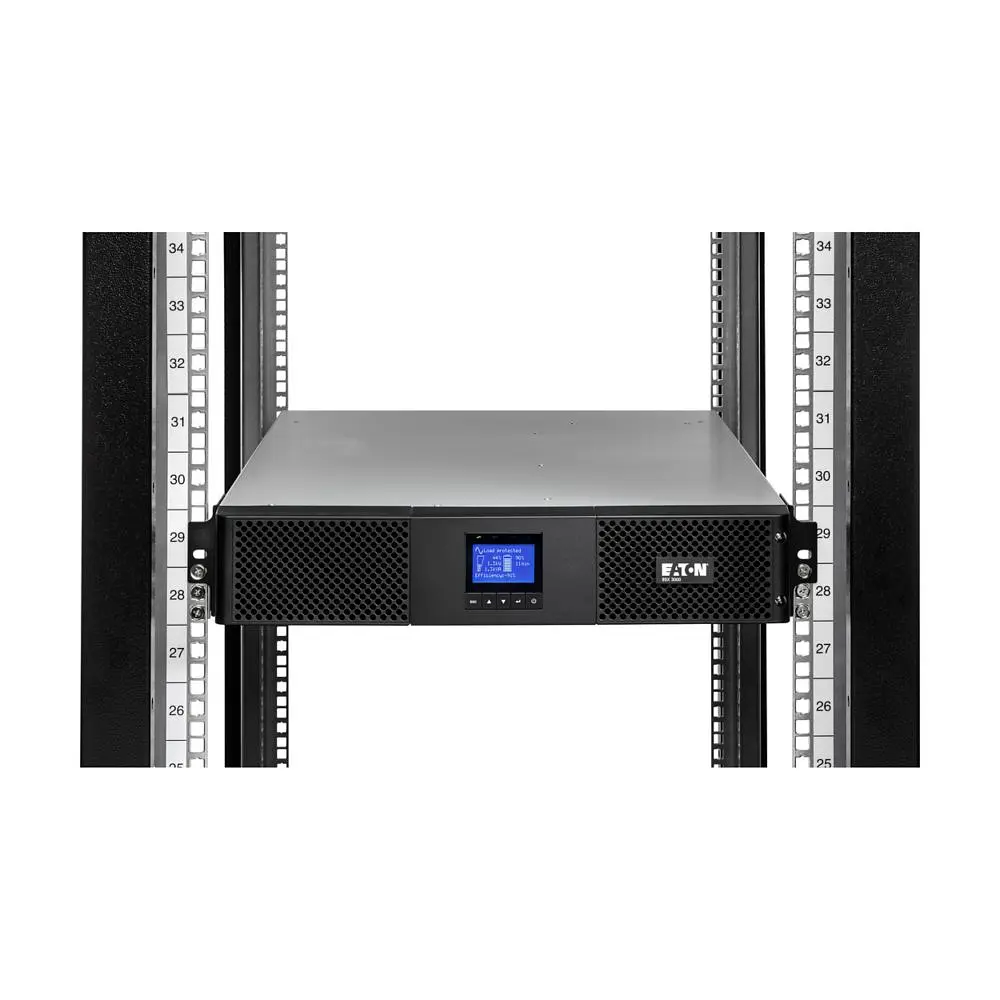 Eaton Джерело безперебійного живлення 9SX, 2000VA/1800W, RM 2U, LCD, USB, RS232, 8xC13 - фото 3