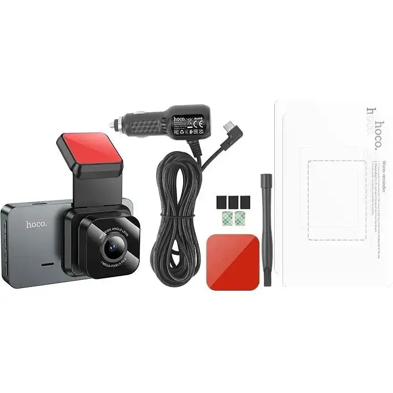 Видеорегистратор для авто Hoco DV9 3-inch screen driving recorder (720P) - фото 6