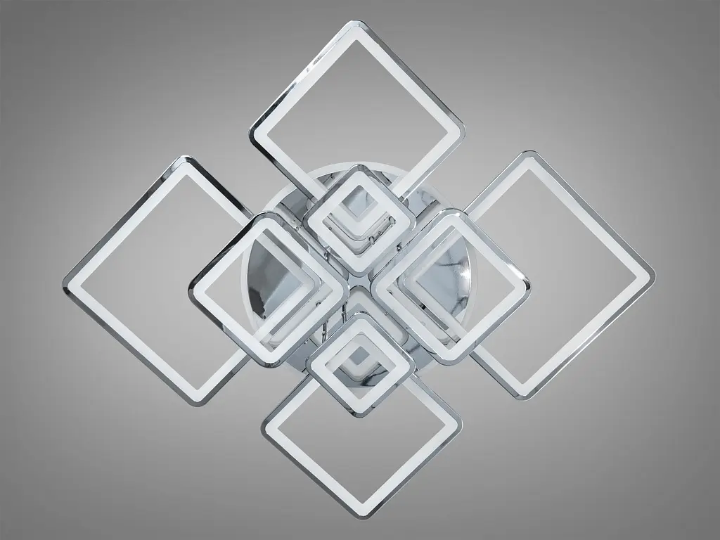 Потолочная LED-люстра Romin с диммером и подсветкой, 225W - фото 4