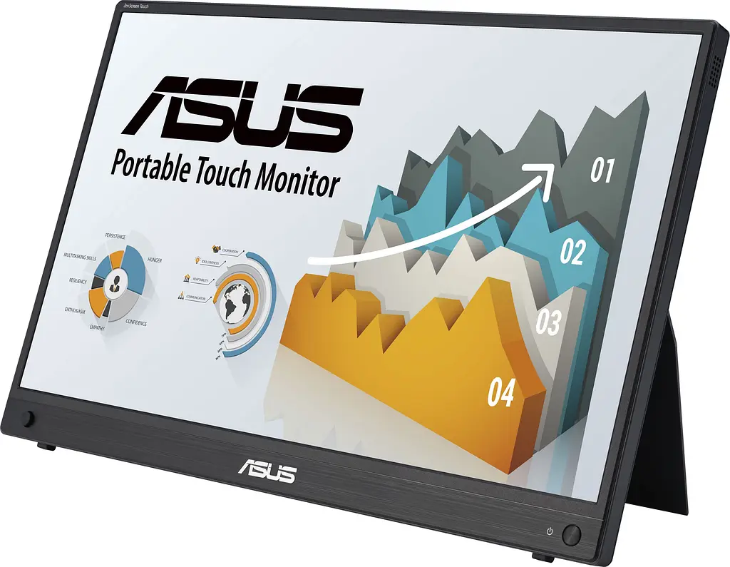Монітор портативний Asus 15.6" ZenScreen MB16AMTR mHDMI 2xUSB-C MM IPS 7800mAh Touch Case teh0014264 - фото 4