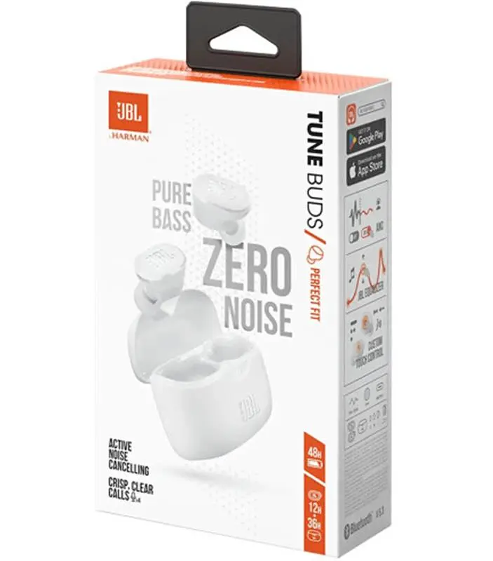 Bluetooth-гарнітура JBL Tune Buds White (JBLTBUDSWHT) - фото 9