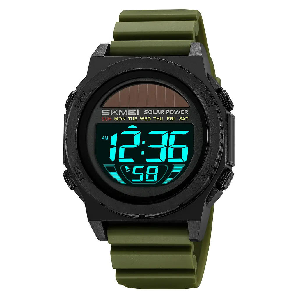 Чоловічий наручний годинник 2358AG Army Green Skmei acs0029970 - фото 2