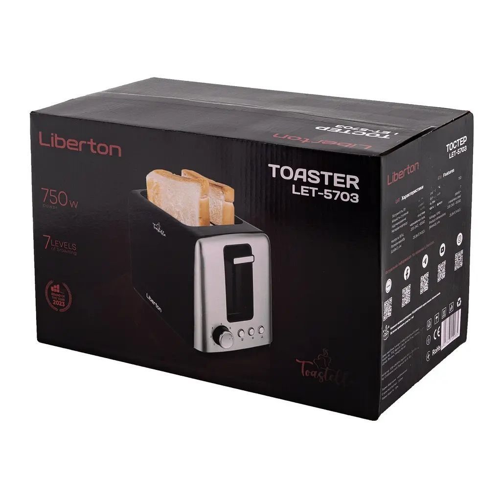 Тостер Liberton LET-5703 - фото 10