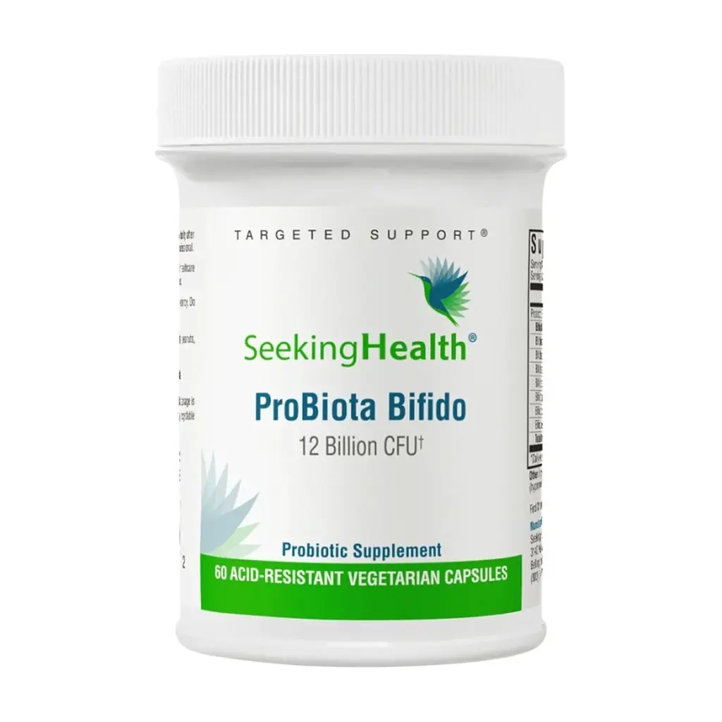 Пробіотики Seeking Health Пробіотики, 12 мільярдів КУО, ProBiota Bifido, 60 вегетаріанськ (SKH52102)
