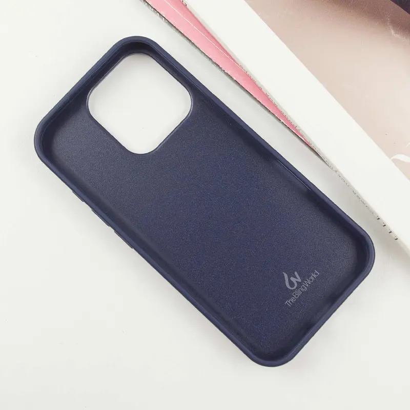 Чехол TPU Bling World Rock Diamond для Apple iPhone 14 Pro 6.1 Синий - фото 2