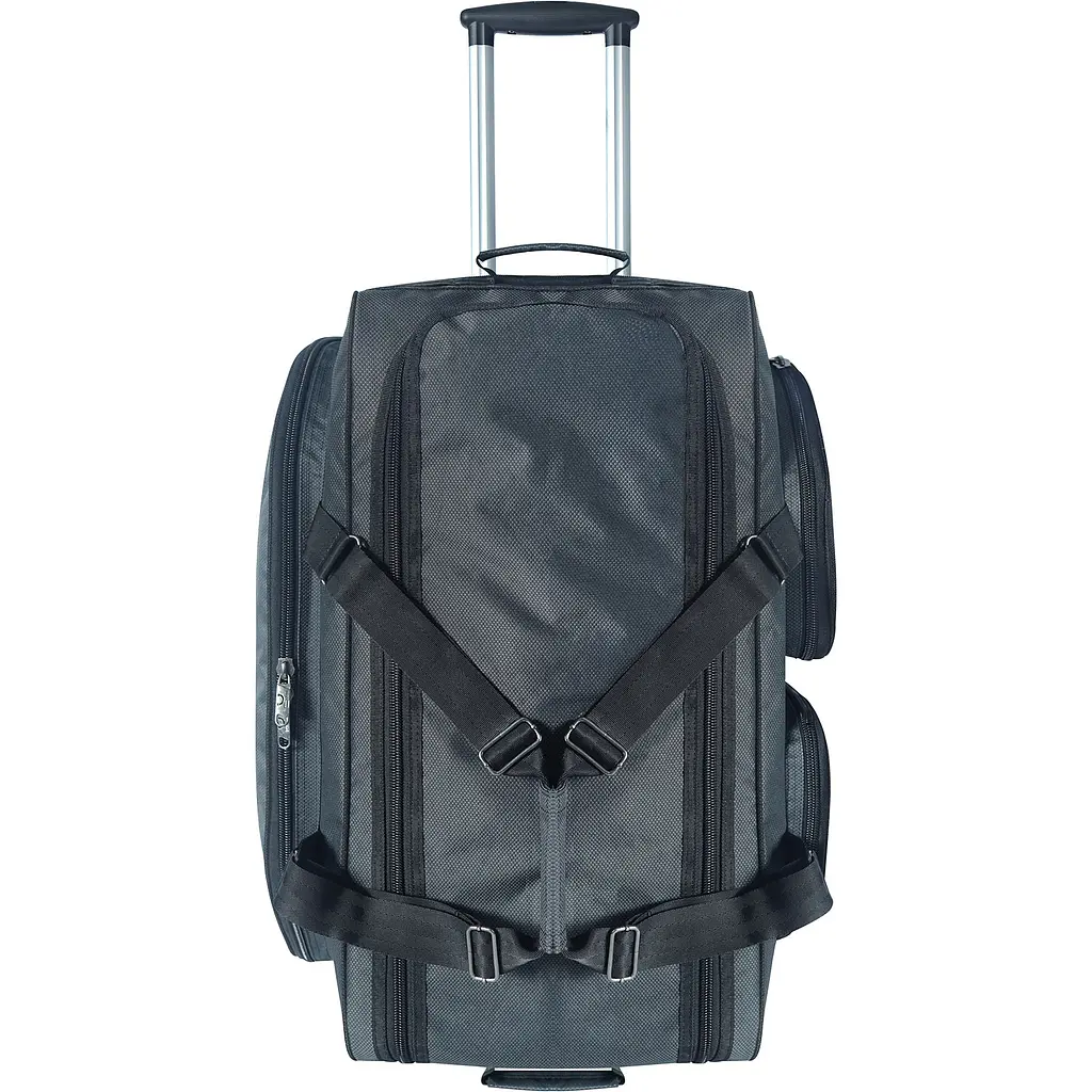 Сумка Дорожная Bagland Мадрид 82 л черный (00349169) - фото 7