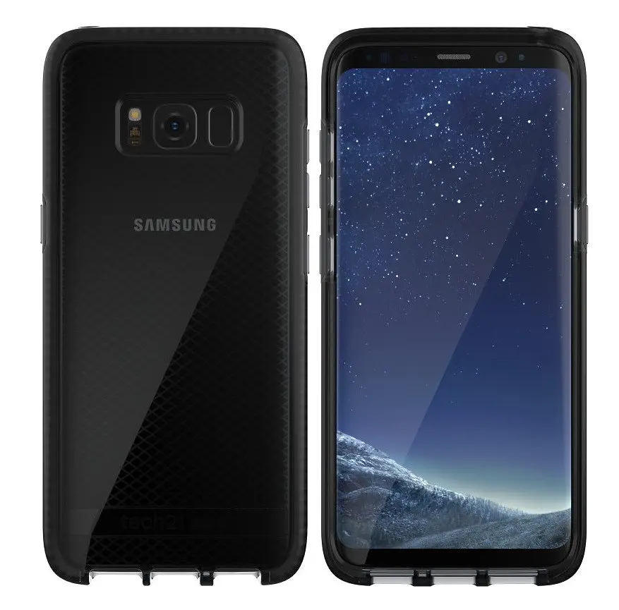 Чохол протиударний Tech21 Liquid Crystal Evo Check для Samsung S8+ Plus SM-G955U Black - фото 3