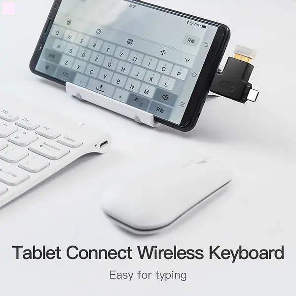 Адаптер Vention USB - USB Type-C + micro USB V 3.0 (F/M) Black (CDIB0) - фото 8