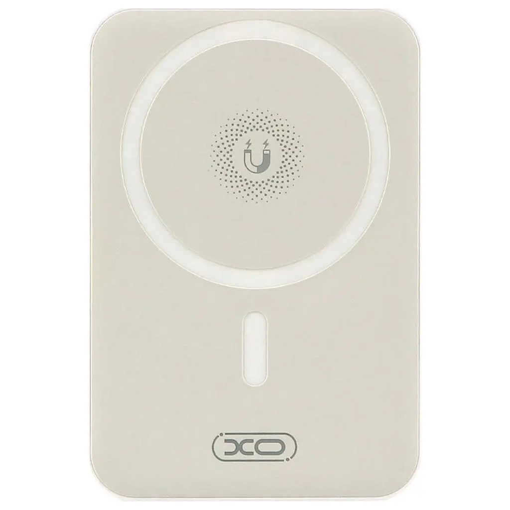 Магнітний зовнішній акумулятор XO PR231 magsafe 10000mAh білі - фото 2