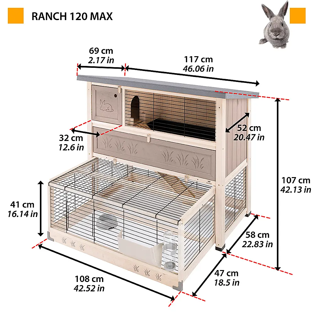 Вольєр Ferplast Ranch 120 Max для кроликів - фото 8