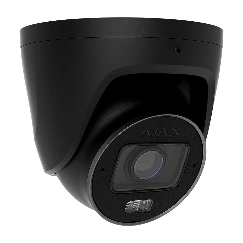IP-відеокамера 8Mp Ajax TurretCam HLVF (8 Mp) Black f=2.8-12mm, ІЧ+LED-підсвічування, з мікрофоном (26-00712) - фото 2