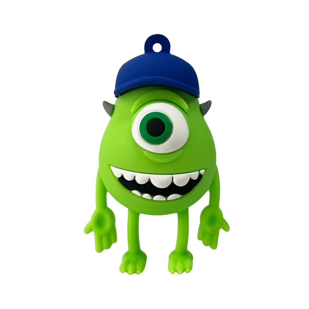Флеш-накопичувач Wibrand USB 2.0 Mike Wazowski 16Gb зелений - фото 3