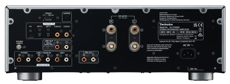 Стереопідсилювач Technics SU-G700M2EES Silver - фото 6