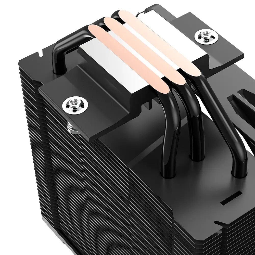 Кулер для процесора PcCooler PALADIN EX300 S, Black, алюміній/мідь, 1x120 мм RGB, для Intel 1700/1200/115x, AMD AM5/AM4, висота 157 мм, до 125 Вт - фото 5