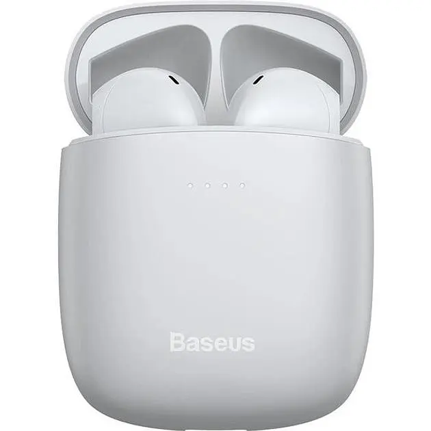 Наушники Bluetooth Baseus Encok TWS W04 Pro white - фото 2