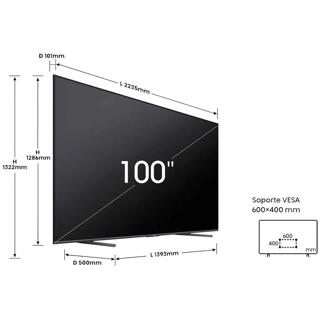 Телевізор Hisense 100E7NQ Pro 100" QLED 4K [20013955] EU [131566] - фото 11