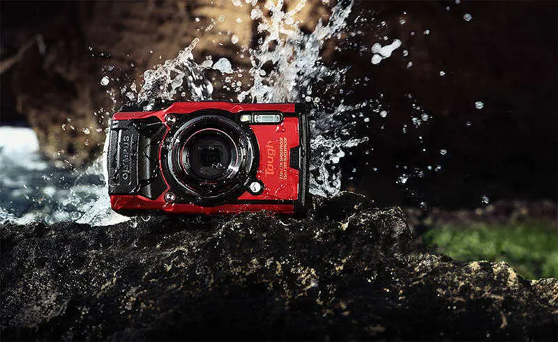 Компактный фотоаппарат Olympus TG-6 Red (V104210RE000) - фото 13