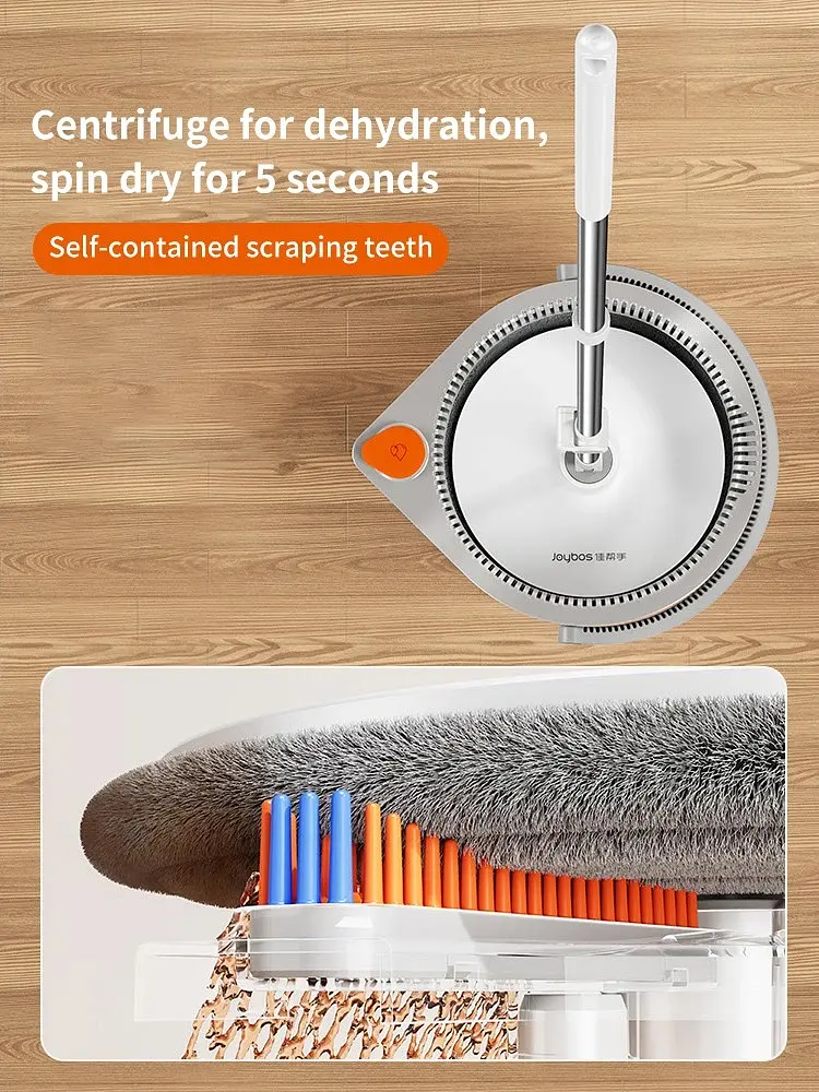 Набір швабра та відро з віджимом Joybos Spin Mop S01 (JBS-XZTB-S1F1-JWT2P) - фото 11