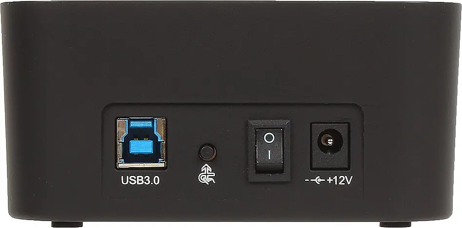Док-станція AgeStar 3UBT6 для 2xHDD/SSD 2.5"/3.5" SATA USB 3.0 black (3UBT6-6G) - фото 4