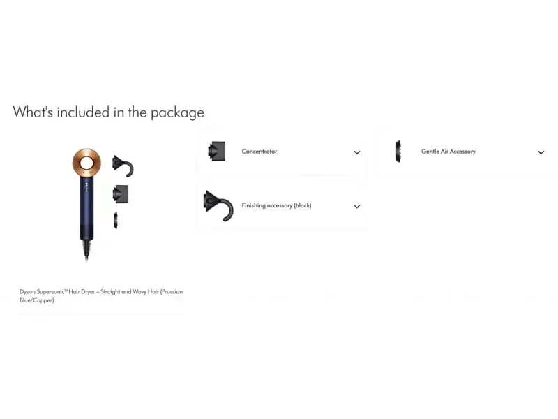 Фен Dyson Supersonic HD07 Straight+Wavy Prussian Blue/Rich Copper (113277-01) - фото 9