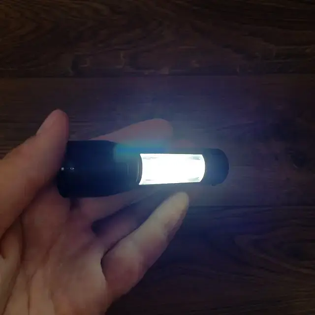Ручний ліхтарик з USB зарядкою Світлодіодний X-Balog - фото 7