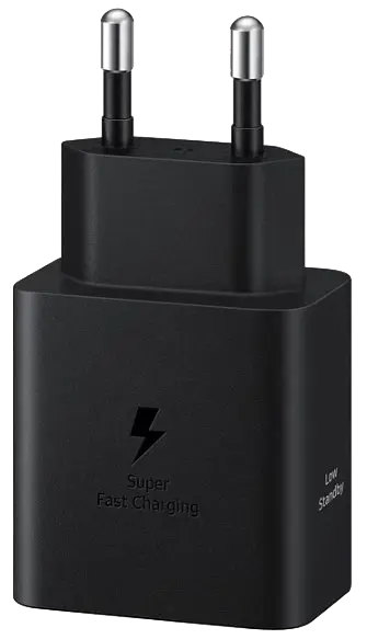 Сітчасте зарядне пристрій Samsung 45W Compact Power Adapter EP-T4511NBEGEU Чорний (7078293) - фото 3