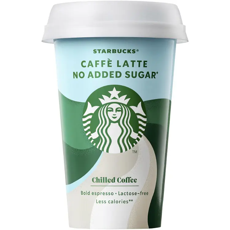 Кавовий напій Starbucks Caffe Latte no added sugar 220 мл