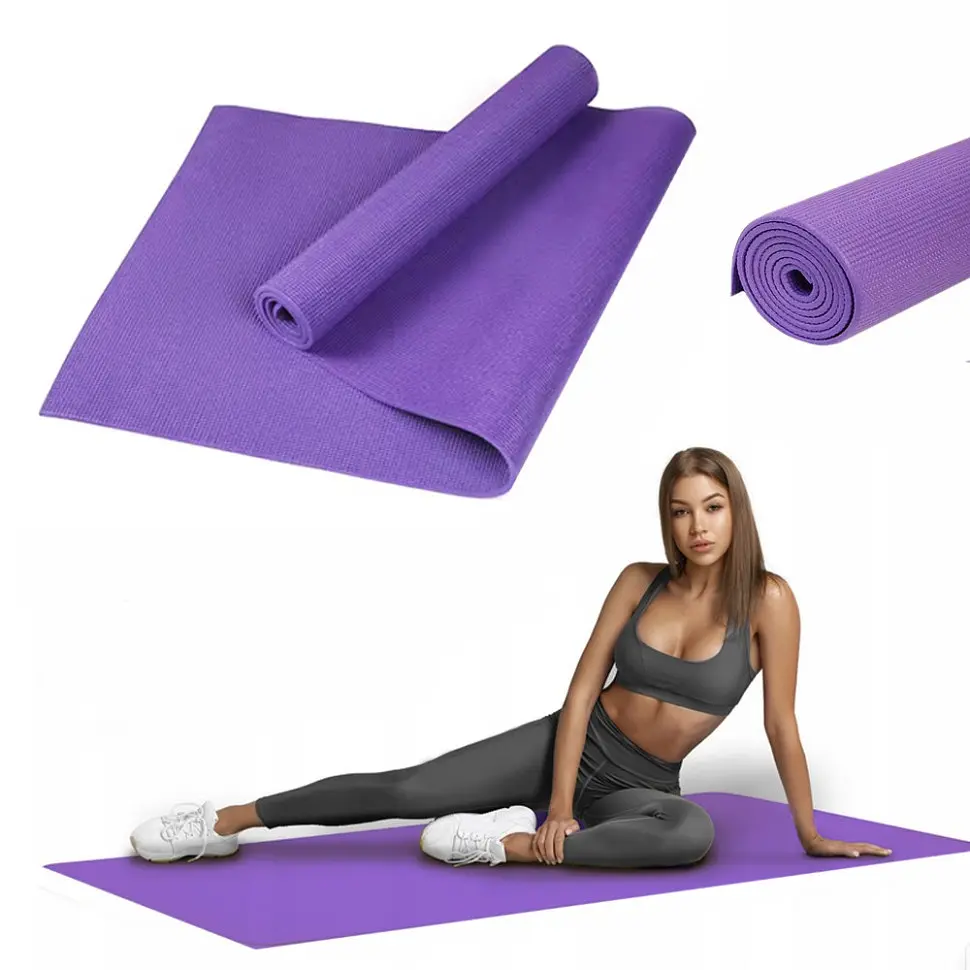 Килимок для йоги та фітнесу "Fitness Yoga Mat" TI-0509-03 колір в асортименті 4 мм - фото 4