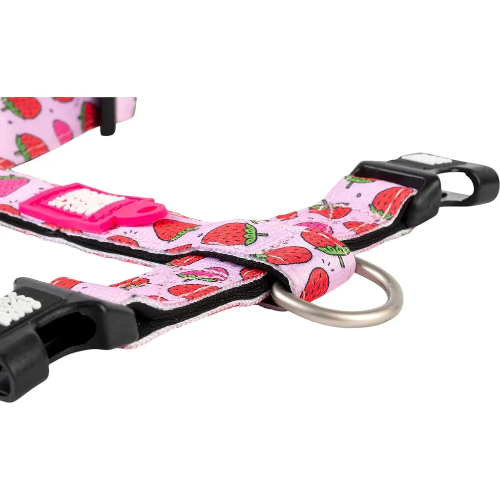 Шлея для собак Max & Molly H-Harness Strawberry Dream L 2.5х52-79х70-97 см - фото 2
