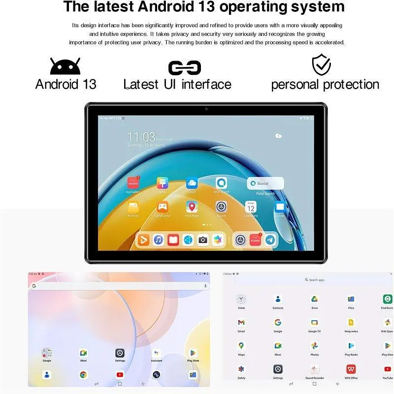 Планшет 10.1" DOOGEE Tab U9 3/64GB Wi-Fi чорний - фото 5