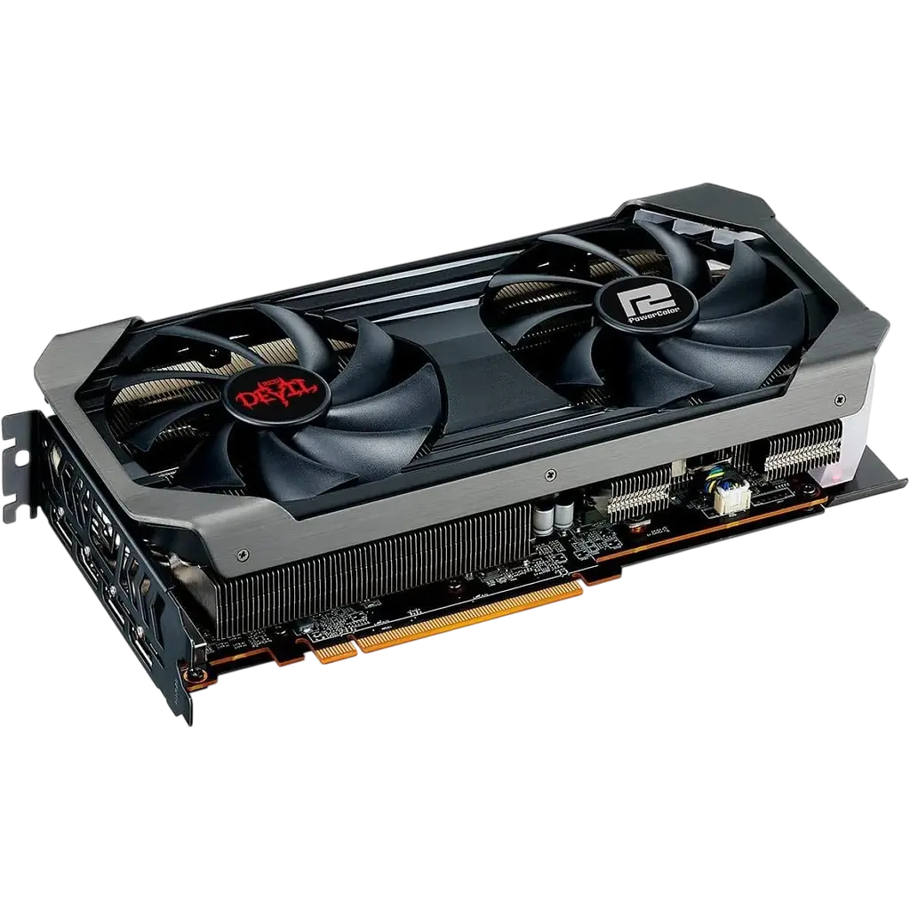 Відеокарта AMD Radeon RX 6600 XT 8GB PowerColor Red Devil (AXRX 6600XT 8GBD6-3DHE/OC) Б/В - фото 2