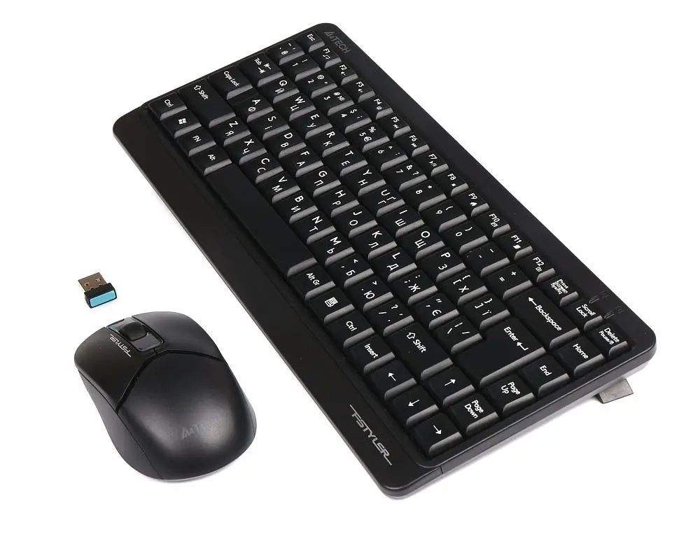 Комплект (клавиатура, мышь) беспроводной A4Tech FG1112 Black (FG1112 (Black)) - фото 5