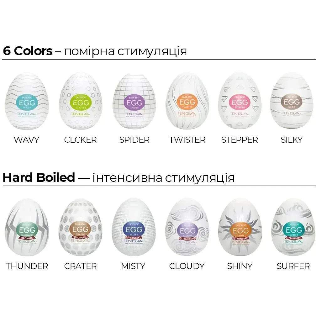 Мастурбатор-яйцо Tenga Egg Lovers - фото 6
