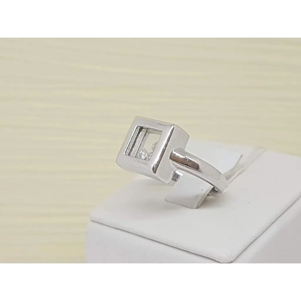 Золоте кільце Столична Ювелірна Фабрика з фіанітами. 150855Б 18 - фото 3