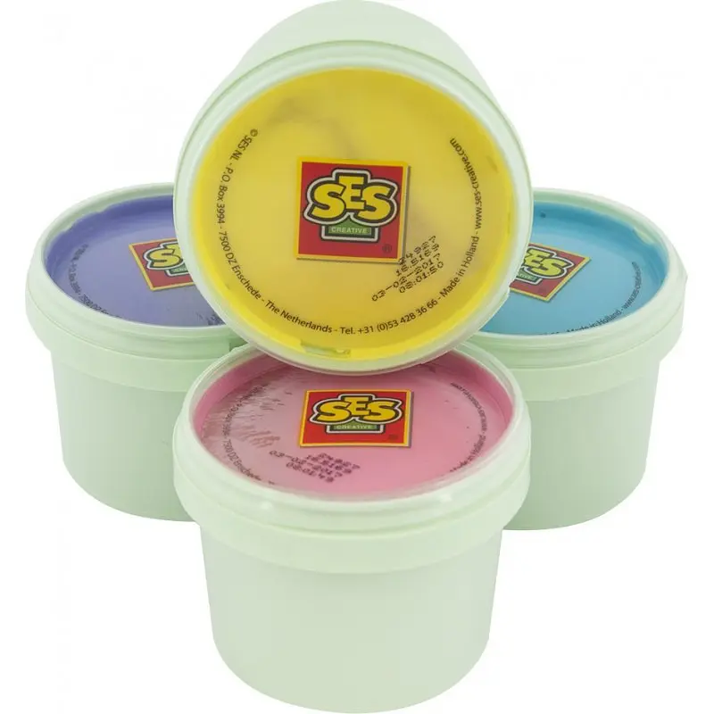 Пальчикові фарби Ses Creative Eco Юні художниці 4 кольори (24927S) - фото 2