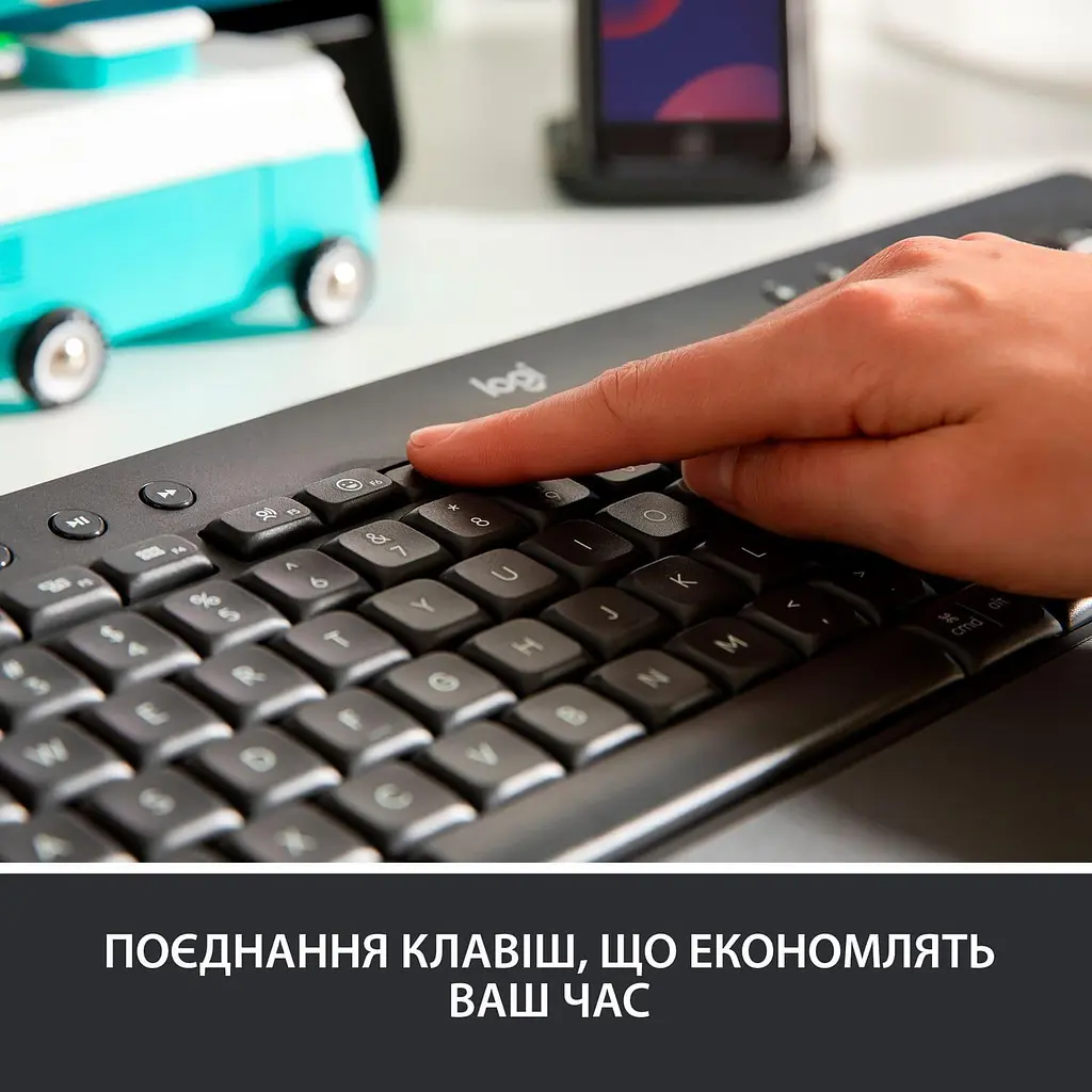 Клавіатура Logitech Signature K650 US Wireless Graphite (920-010945) - фото 3