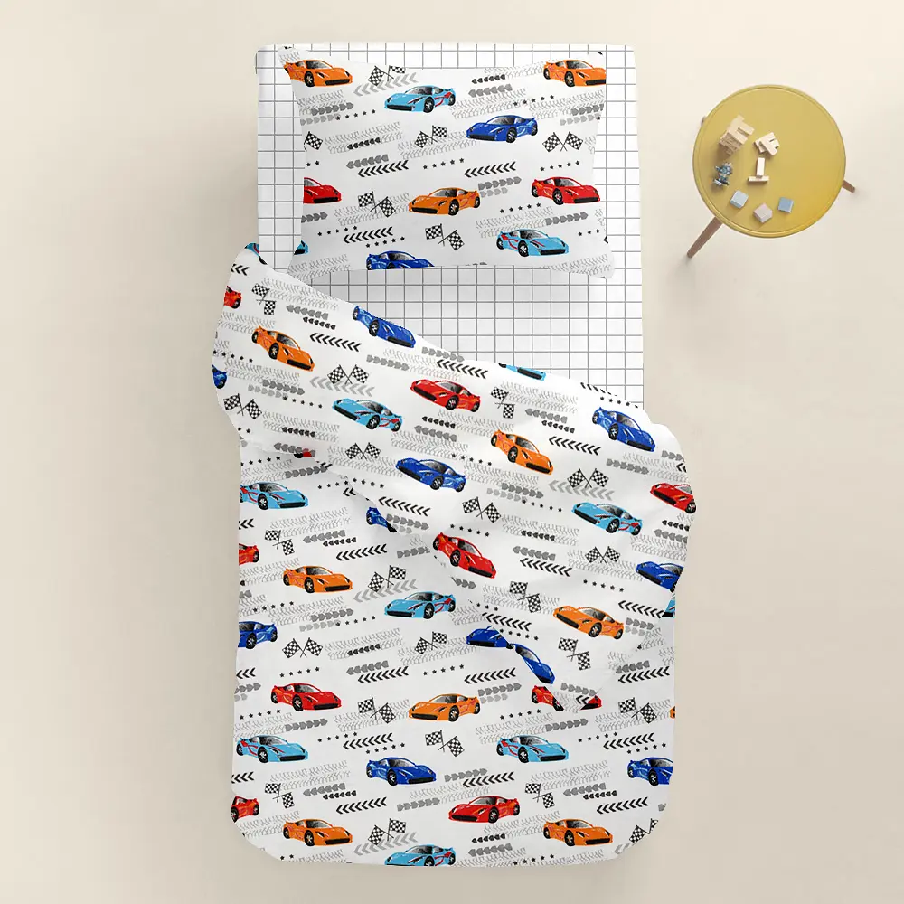 Дитяча постіль без простирадла RACING CARS COSAS (4822052258873) - фото 2