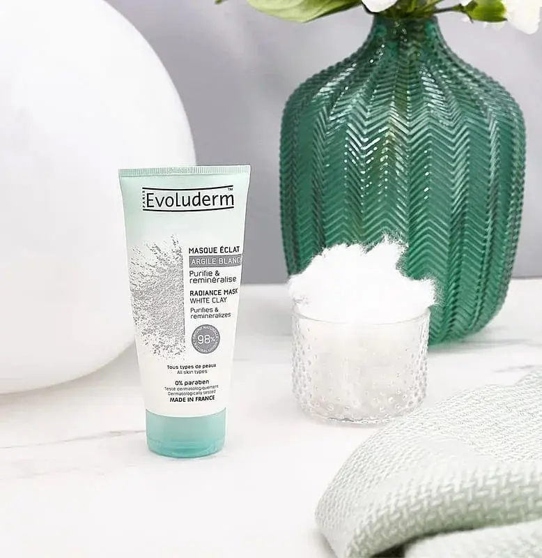 Маска для лица Evoluderm для всех типов кожи из белой глины 100 мл - фото 2