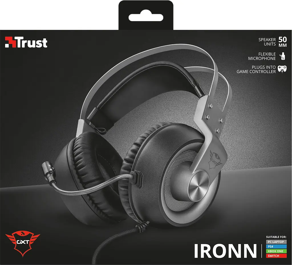 Гарнітура ігрова Trust GXT430 IRONN 3.5 мм Grey (23209_Trust) - фото 4