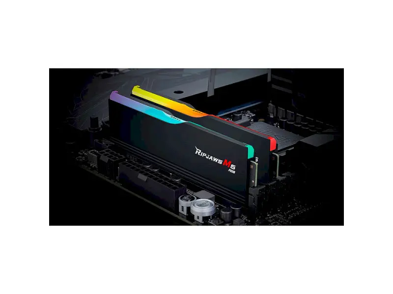 Пам'ять для настільних комп'ютерів G.Skill 32 GB (2x16GB) DDR5 6400 MHz Ripjaws M5 RGB Black (F5-6400J3239G16GX2-RM5RK) - фото 5