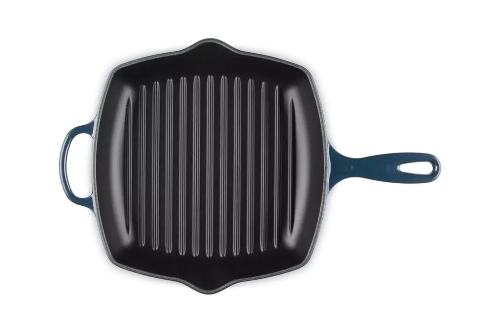 Сковорода-гриль Le Creuset Signature Cast Iron Square Grillit 26 см синя 20183261290422 - фото 6