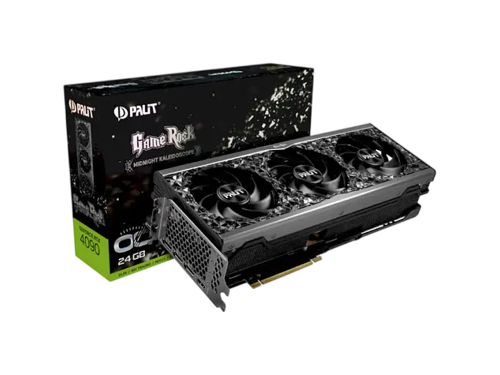 Відеокарта GeForce RTX 4090 24GB Palit GameRock OC (NED4090S19SB-1020G) Б/В