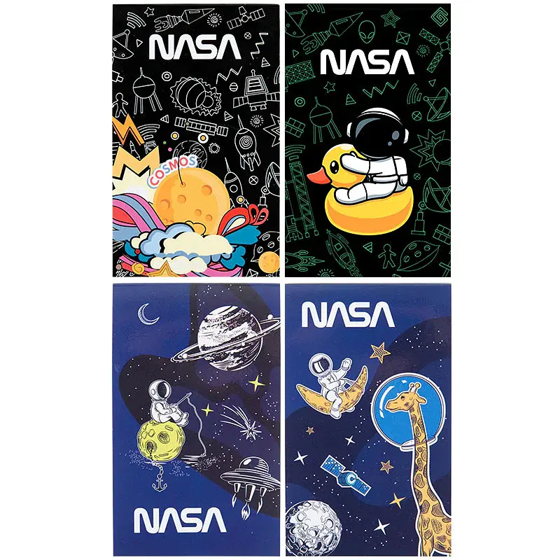 Блокнот А6 50арк. б/лін. тв. обкл. NASA №NS23-195/Kite/