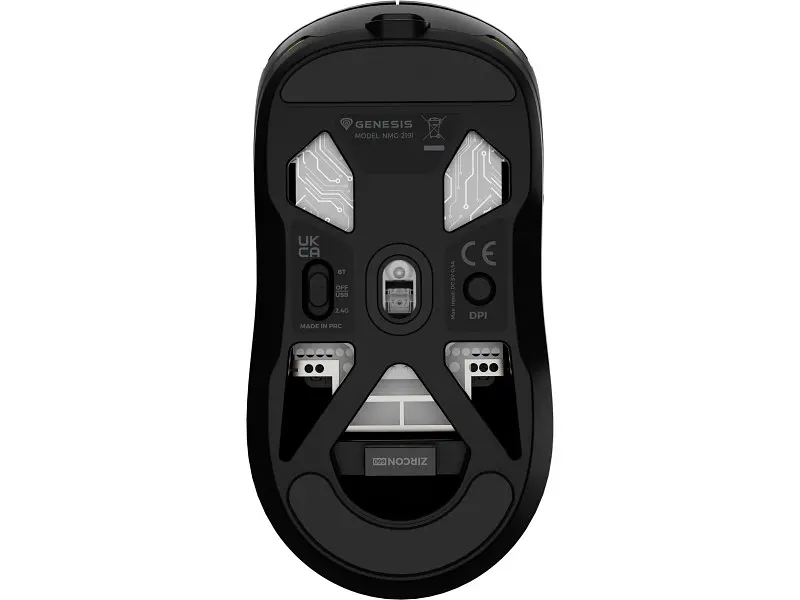 Миша Genesis Zircon 660 Wireless Black (NMG-2191) - фото 2