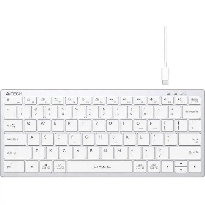 Клавиатура проводная A4Tech FX51 USB White - фото 6