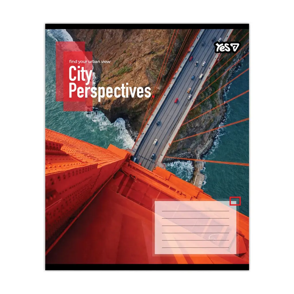 Зошит Yes City perspectives А5 48 аркушів лінія (769078), в асортименті - фото 2