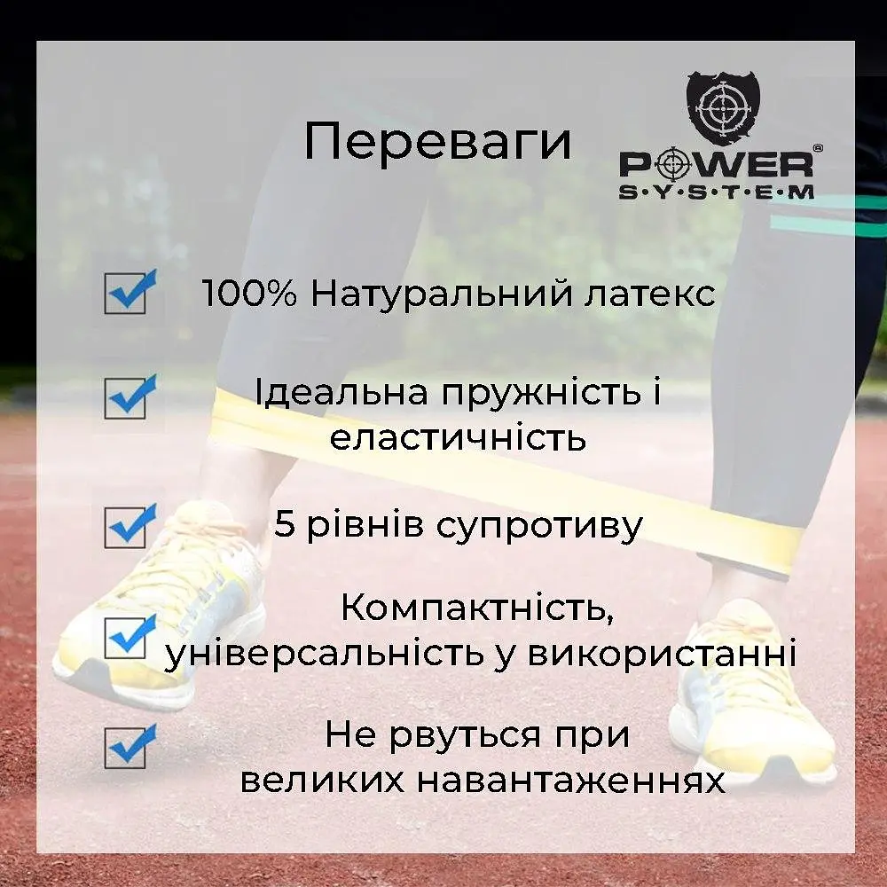 Резина для фитнеса Power system 4-25кг fit0007854 - фото 6